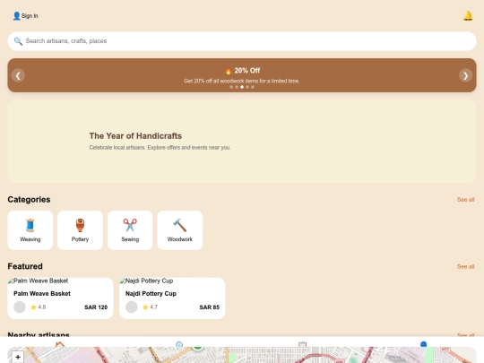 custmer-home screenshot