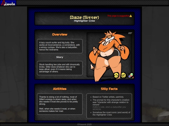 char/babysitter screenshot