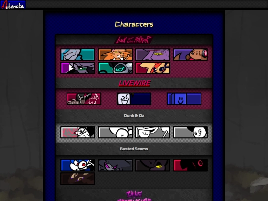 char screenshot