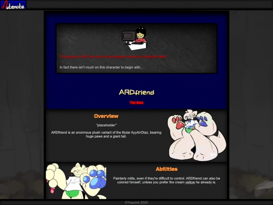char/unusedARDfriend screenshot