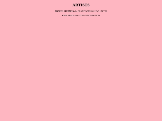 artists screenshot