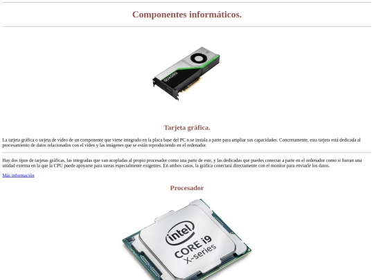 componentes/componentes screenshot
