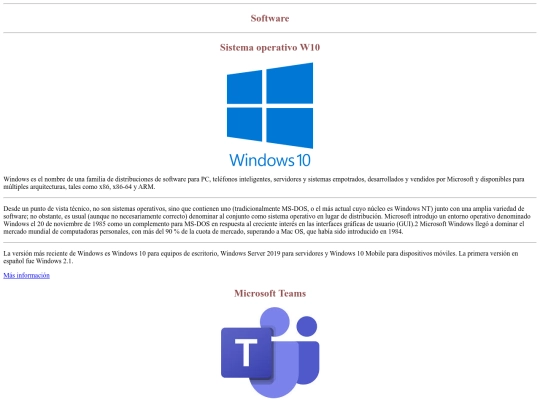 componentes/software screenshot
