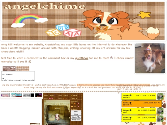tabs/homepage screenshot