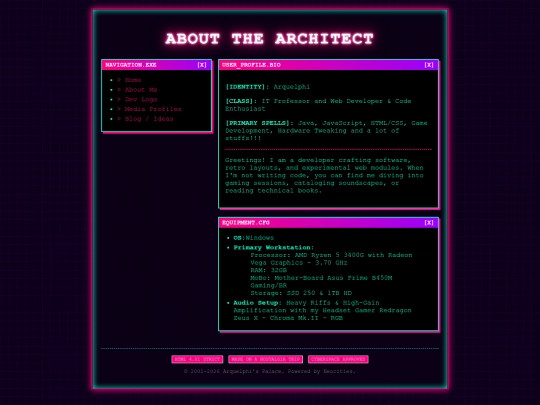 aboutme screenshot