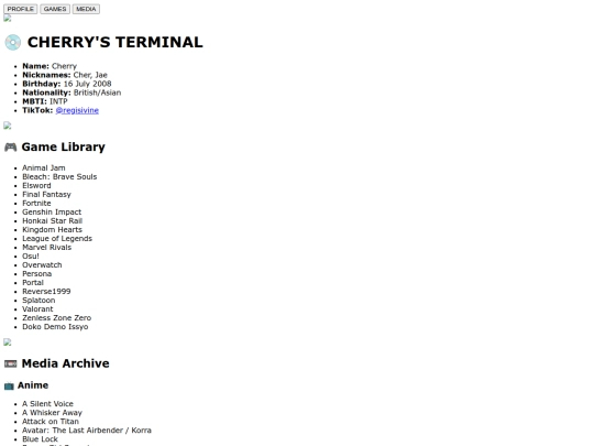 index screenshot