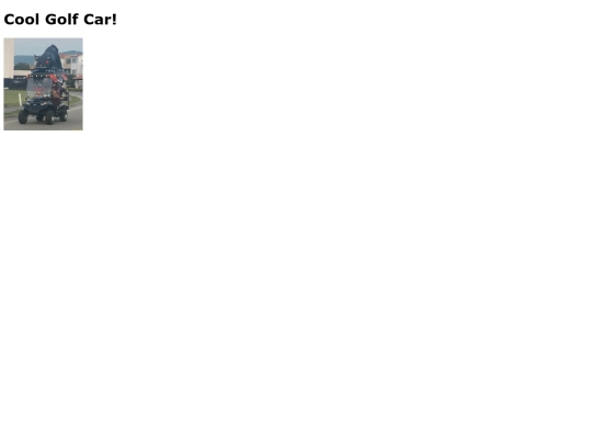 golfcar screenshot