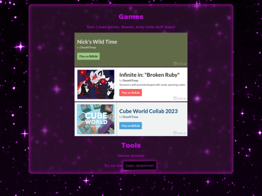 games screenshot