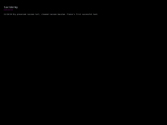 taxidermy screenshot