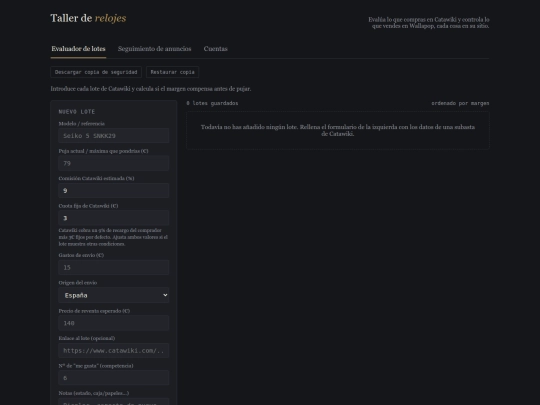taller-relojes-pwa screenshot