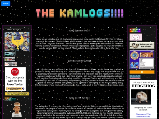 blogPage screenshot