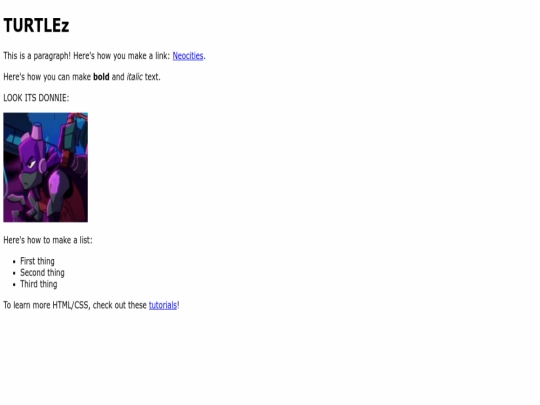 index screenshot