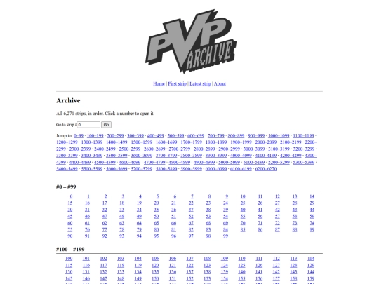 archive screenshot