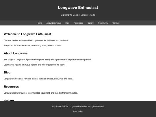 longwave screenshot
