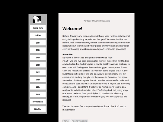 personal/journal screenshot