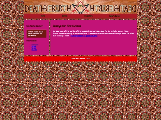 Zanascorner screenshot