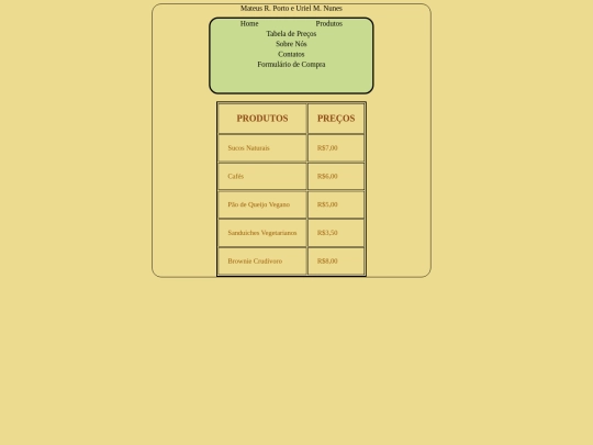tabelapreco screenshot