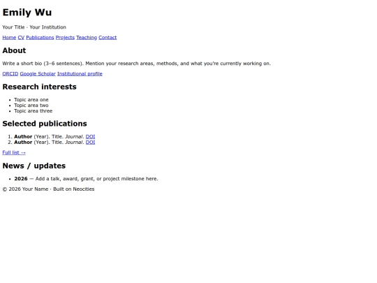 index screenshot