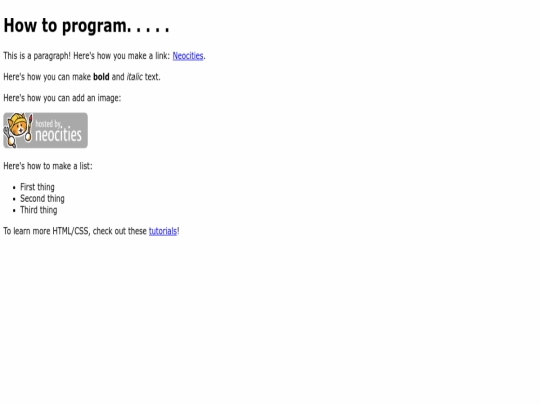 index screenshot