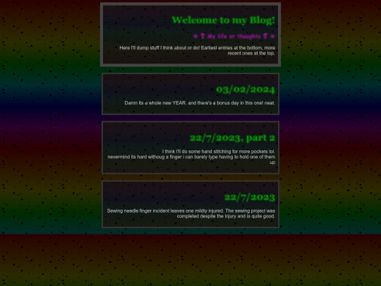 blog screenshot