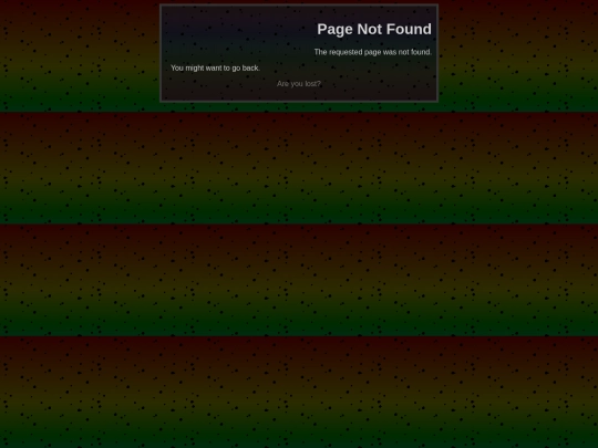 not_found screenshot