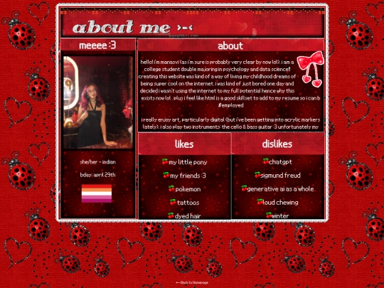 aboutme screenshot