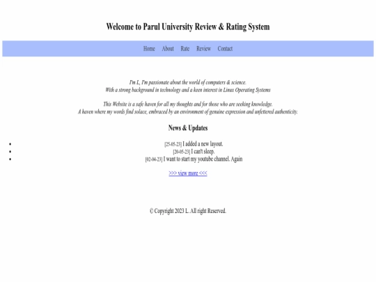 index screenshot