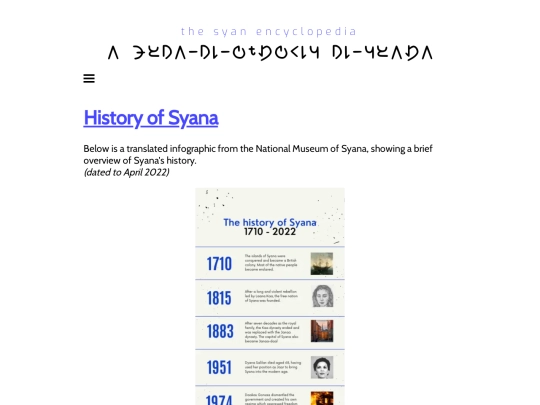 history/history-of-syana screenshot