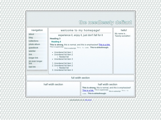index screenshot