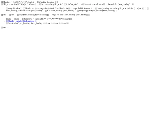 toc screenshot