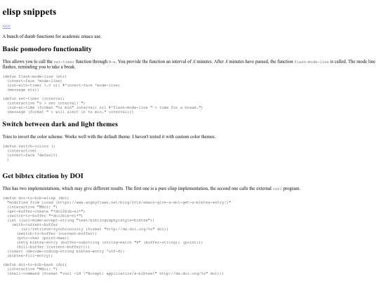 elisp-snippets screenshot