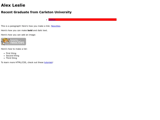 index screenshot