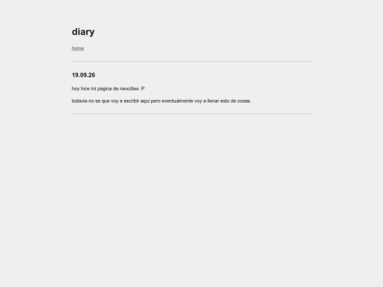 diary screenshot