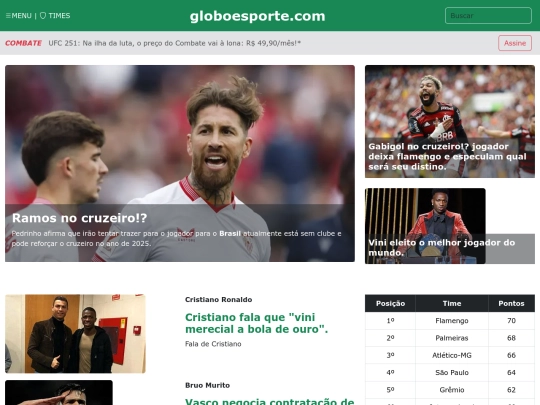 trabalho.globo.esport screenshot