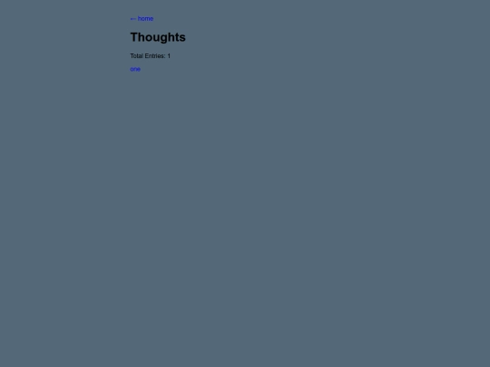 thoughtsHP screenshot