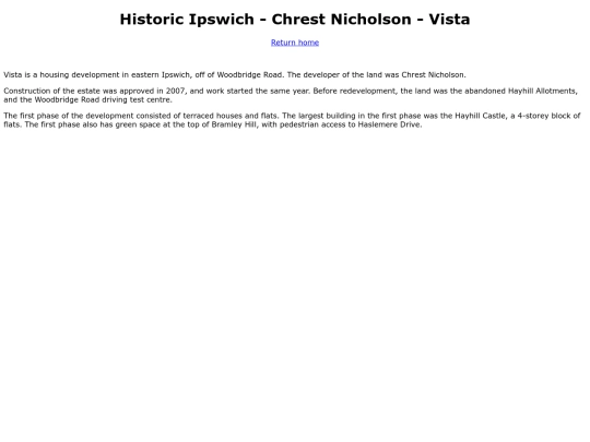 pages/Vista screenshot