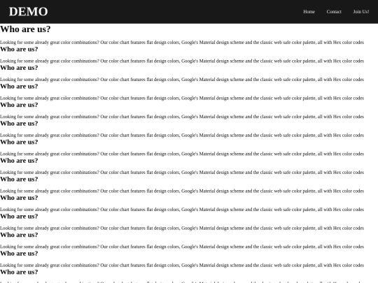 index screenshot