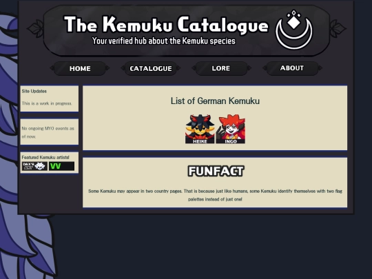 catalogue/germany screenshot