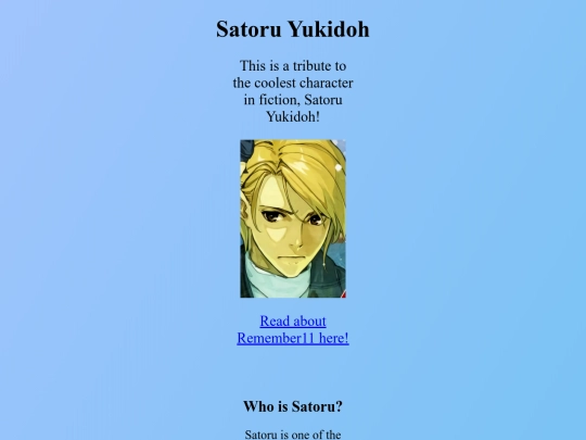 SatoruMain screenshot