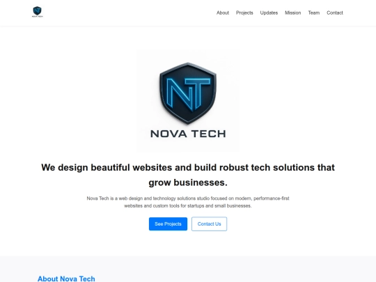 Novatech /protfo screenshot