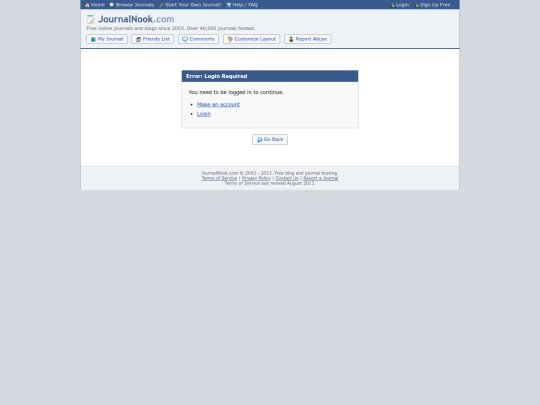 error screenshot