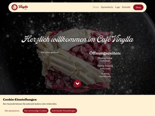 Website Diplomarbeit screenshot