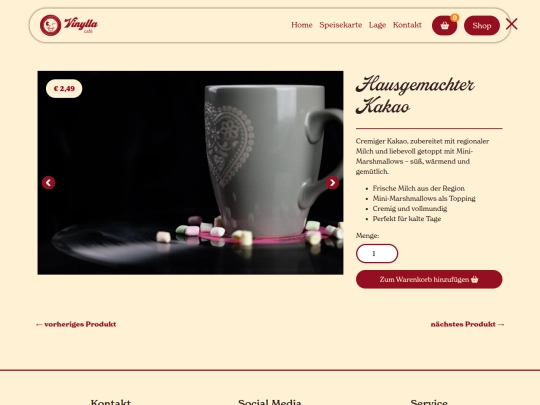 Website Diplomarbeit/produkt8 screenshot
