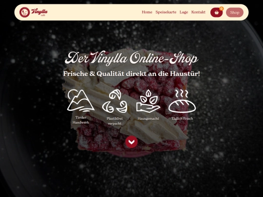 Website Diplomarbeit/shop screenshot