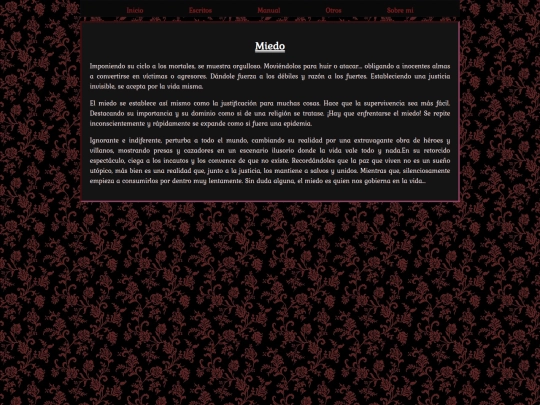 Sitio/Escritos/antiguos/Miedo screenshot