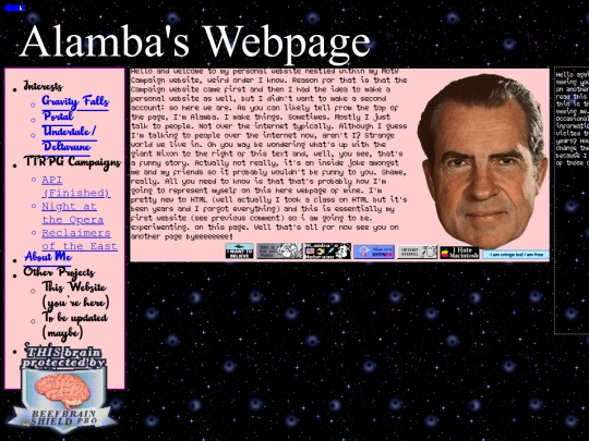 personal-site screenshot