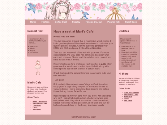 index screenshot