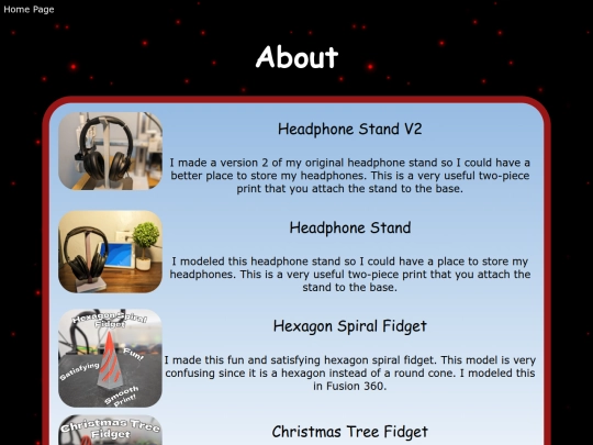models screenshot