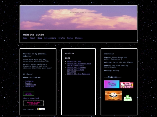 blog-archive screenshot