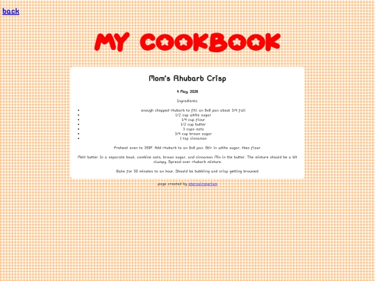 recipes/recipe002 screenshot